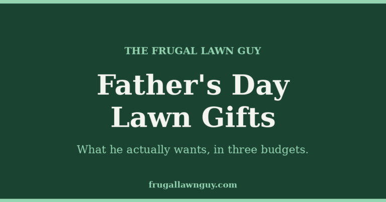 The Frugal Lawn Guy — Father's Day Lawn Gifts