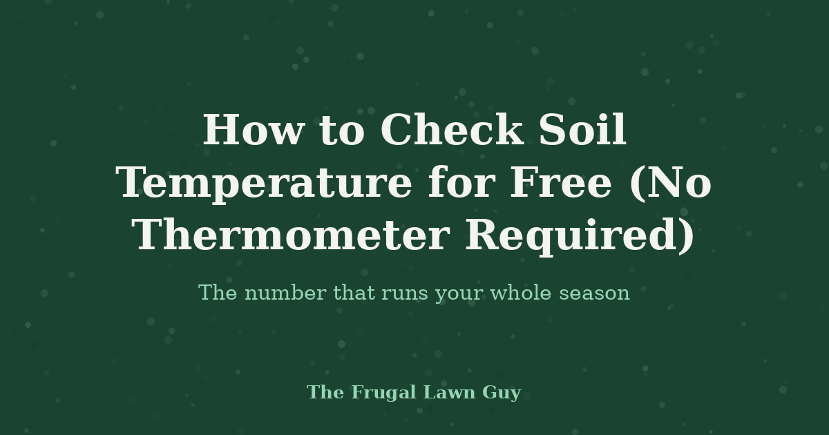 How to Check Soil Temperature for Free (No Thermometer Required)
