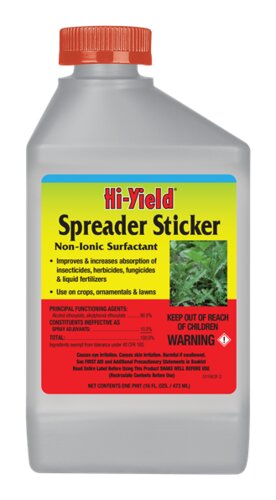 Hi-Yield Spreader Sticker bottle